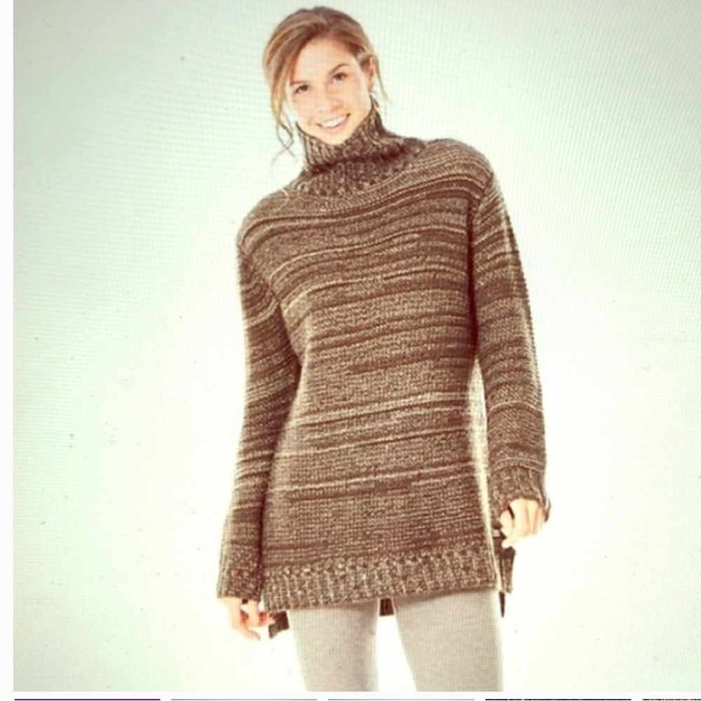 Carve Designs Francesca Tunic Turtleneck Sweater Women’s size Medium Wool Blend